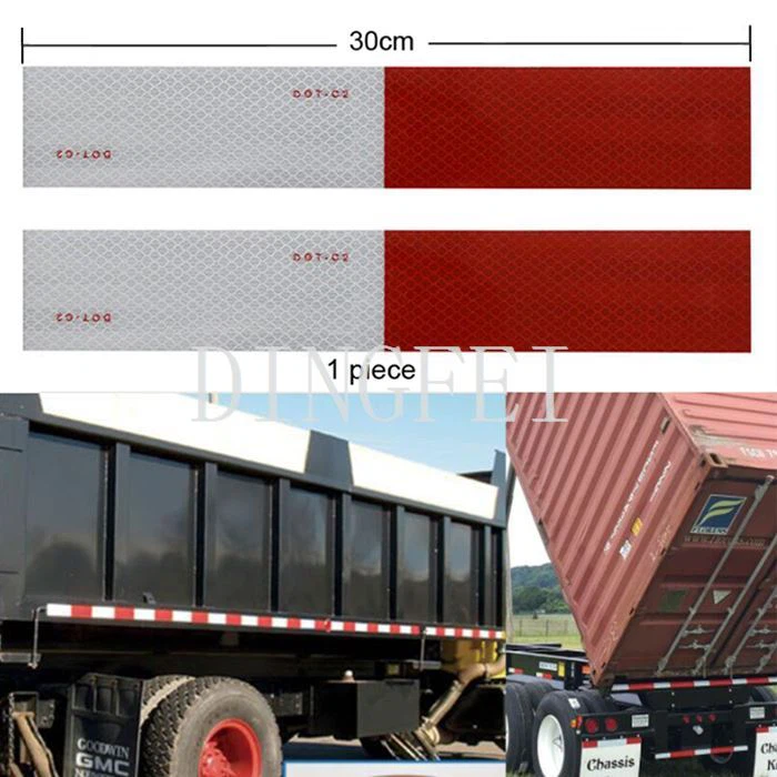 Red And White Trailer Tape
